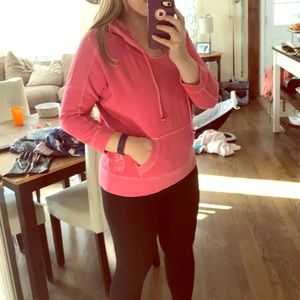 Coral American Eagle hoodie sweatshirt